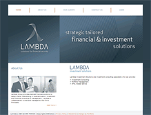 Tablet Screenshot of lambda.com.au