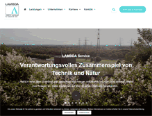 Tablet Screenshot of lambda.de